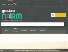 Tablet Screenshot of cubetasgastronorm.com